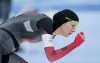 Canada's Isabelle Weidemann rounds the oval to win the silver medal in the women's 5,000-metre speed skating competition at the 2022 Winter Olympics in Beijing, Thursday, Feb. 10, 2022. Weidemann has been named Canada's flag-bearer for the closing ceremony of the Beijing Olympics. THE CANADIAN PRESS/Paul Chiasson