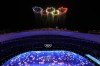 Fireworks light up the sky over Olympic Stadium during the closing ceremony of the 2022 Winter Olympics, Sunday, Feb. 20, 2022, in Beijing. (AP Photo/Jeff Roberson)