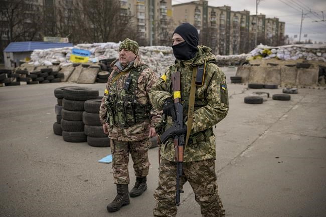A Ukrainian serviceman has