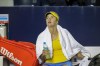 Elina Svitolina of Ukraine sits on a bench as she plays against Anastasia Potapova of Russia during their match at the Abierto de Monterrey tennis tournament in Monterrey, Mexico, Tuesday, March 1, 2022. (AP Photo)