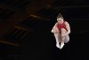 Canada's Rosie MacLennan competes in the women's trampoline gymnastics qualification during the Tokyo Summer Olympic Games, in Tokyo, Friday, July 30, 2021. Canada's top athletes are willing to repair breaches in trust with those who manage them, say their leaders, but the question is how. THE CANADIAN PRESS/Nathan Denette