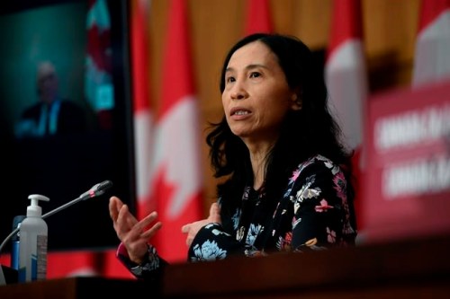 Chief Public Health Officer of Canada Dr. Theresa Tam speaks during a news conference in Ottawa on Tuesday, Dec. 22, 2020.&nbsp;Tam says the government is trying to find out how many Canadians are suffering from long-COVID as researchers try to learn more about the prolonged affects of the virus. THE CANADIAN PRESS/Justin Tang