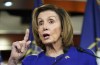FILE - House Speaker Nancy Pelosi, D-Calif., speaks about gas prices during a press conference, Thursday, April 28, 2022, on Capitol Hill in Washington. During a climate conference in South Florida on Monday, May 9, Pelosi said Russia's invasion of Ukraine has made energy independence more important than ever. (AP Photo/Mariam Zuhaib, File)