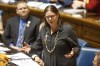 When asked if teams transporting critically ill patients should have proper training and the necessary equipment, Premier Heather Stefanson congratulated her son on his high school hockey team’s championship victory. (Mike Deal / Winnipeg Free Press files)