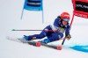 Italy's Federica Brignone competes during an alpine ski, women's World Cup giant slalom in Courchevel, France, Tuesday, Dec. 17, 2019.(AP Photo/Gabriele Facciotti)