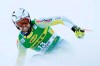 Norway's Aleksander Aamodt Kilde arrives at the finish area during an alpine ski, men's World Cup super-G, in Val Gardena, Italy, Friday, Dec. 18, 2020. (AP Photo/Alessandro Trovati)