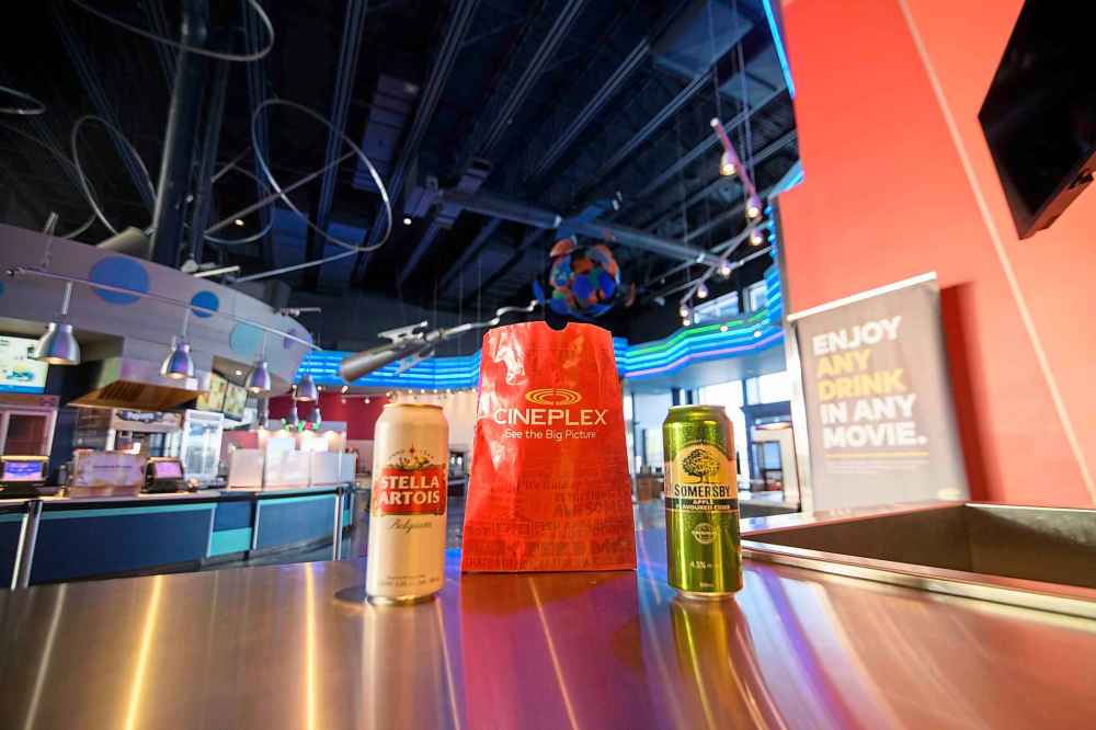 The theatres introduced the option of alcohol in late November, says Cineplex's director of communications, Sarah Van Lange. (Mike Sudoma / Winnipeg Free Press)