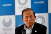 In this June 11, 2019, file photo, Toshiro Muto, CEO of the 2020 Tokyo Olympics organizing committee, listens to questions from the media during a news conference in Tokyo. Tokyo CEO Muto and other Olympic officials are proposing that the government relax immigration regulations, allowing athletes to enter the country before next year’s postponed games and train during a 14-day quarantine period. (AP Photo/Jae C. Hong, File)
