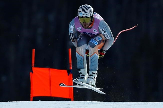Norway's Kjetil Jansrud skis down the course during a Men's World Cup downhill skiing training run Wednesday, Dec. 4, 2019, in Beaver Creek, Colo. (AP Photo/John Locher)