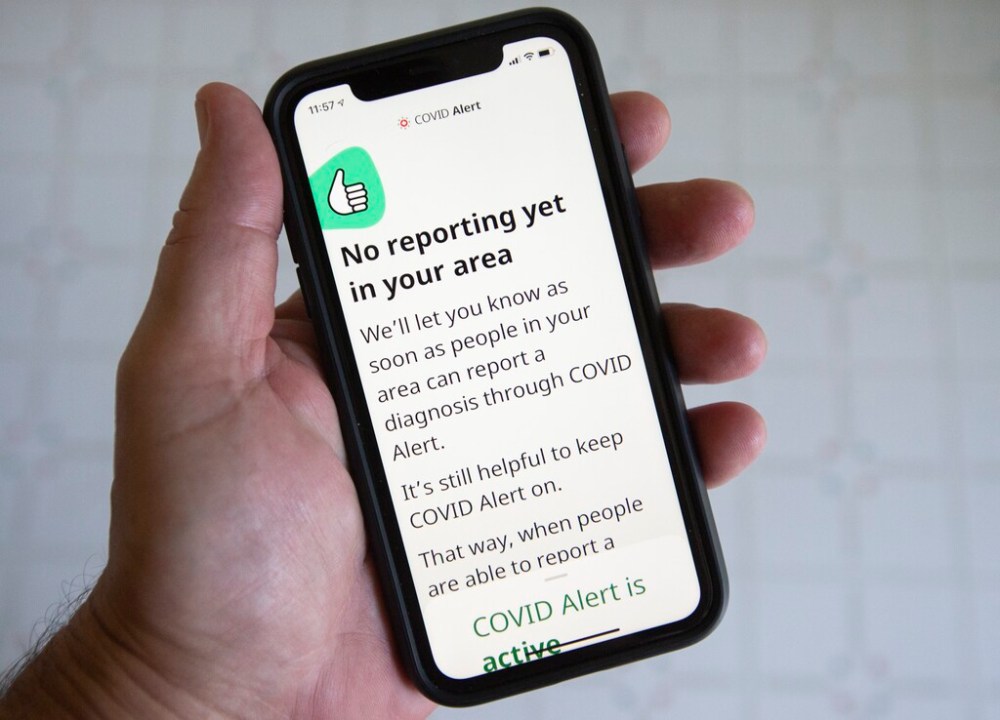 THE CANADIAN PRESS/Ryan Remiorz
The smartphone app, meant to warn users if they've been in close contact with someone who tests positive for COVID-19, was released in Canada in July.