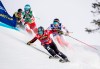 Kevin Drury, second from right, of Canada, is followed by Johannes Rohrweck, second left, of Austria, Jonathan Medel, right, of France and Tyler Wallasch, of the United States, during the FIS World Cup Men's Freestyle Skicross competition in Idre, Sweden, Saturday. Jan. 25, 2020. THE CANADIAN PRESS?AP-TT, Pontus Lundahl
