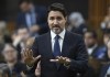 Prime Minister Justin Trudeau responds to a question during Question Period in the House of Commons in Ottawa on February 5, 2020. THE CANADIAN PRESS/Adrian Wyld