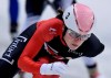 Kim Boutin of Canada competes during the women's 500 meter quarterfinals of the ISU World Cup short track speed skating championship in Dresden, eastern Germany on February 9, 2020. Canadian short-track speedskater Kim Boutin has withdrawn from the final World Cup stop of the season. The announcement from Speed Skating Canada comes after Boutin won a gold medal in the women's 500m at a World Cup in Dresden on the weekend. THE CANADIAN PRESS/AP, Jens Meyer