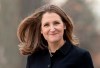 Chrystia Freeland makes her way to a ceremony naming her Deputy Prime Minister and Minister of Intergovernmental Affairs Chrystia Freeland in Ottawa, Wednesday November 20, 2019. The Minister of Everything has one more hot potato on her plate. Justin Trudeau has tapped Deputy Prime Minister Chrystia Freeland to chair a cabinet committee aimed at co-ordinating the federal government's response to the COVID-19 outbreak. THE CANADIAN PRESS/Adrian Wyld