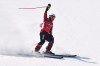Kevin Drury of Canada celebrates after his heat in the men's ski cross elimination round at the 2018 Winter Olympic Games in Pyeongchang, South Korea, Wednesday, Feb. 21, 2018. Toronto's Drury, currently ranked first in men's World Cup ski cross, says he's impervious to cold. So the prospect of icy racing at Nakiska Ski Resort west of Calgary on Friday and Saturday bothers him not at all. THE CANADIAN PRESS/Jonathan Hayward