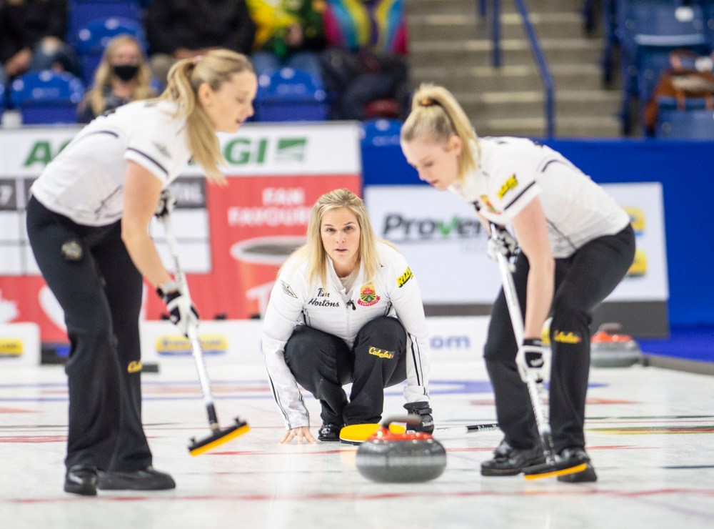 CP
Team Jones beat Team Fleury in the finals at the Olympic trials in Saskatoon in November. (Rick Elvin / The Canadian Press files)