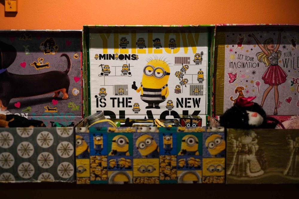 Daniel Crump / Winnipeg Free Press
A shoebox with a Minions theme.