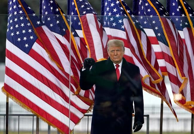 President Donald Trump arrives to speak at a rally Wednesday, Jan. 6, 2021, in Washington. (AP Photo/Jacquelyn Martin)