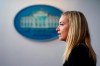 White House press secretary Kayleigh McEnany speaks during a press briefing at the White House, Thursday, Jan. 7, 2021, in Washington. (AP Photo/Patrick Semansky)