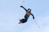Eileen Gu, of China, competes during a run in the finals of the women's slopestyle at a World Cup freestyle skiing event in Calgary, Alberta on Saturday, Feb. 15, 2020. THE CANADIAN PRESS/Dave Chidley