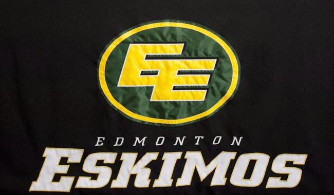 Edmonton Eskimos logo is pictured on November 3, 2012. At least one of the Edmonton Eskimos' sponsors plans to cut ties with the Canadian Football League team unless it changes its name, while other corporate partners say they are watching closely for results from the team's