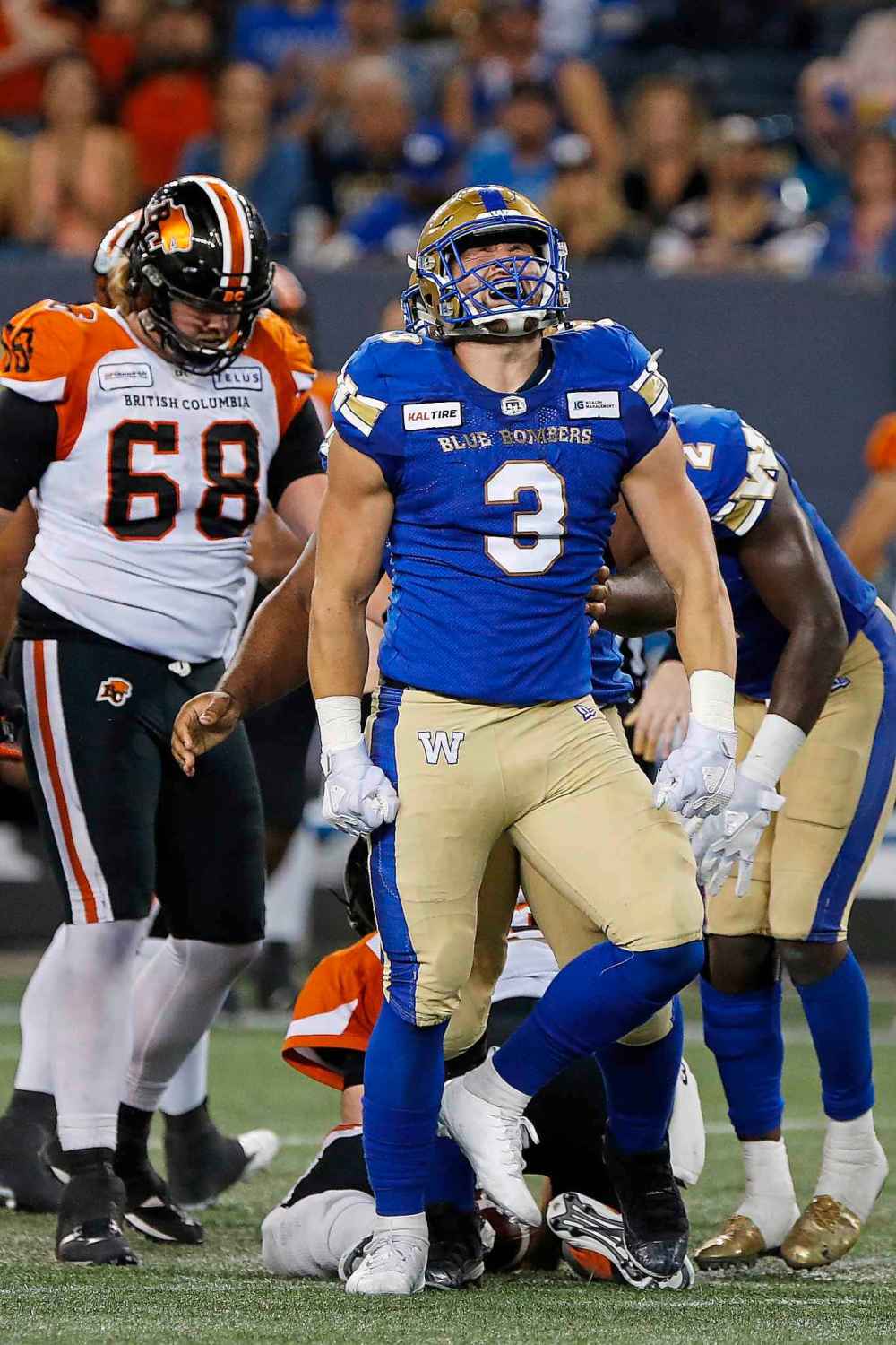 The Bombers found Thiadric Hansen during last year's global combine. (John Woods / The Canadian Press files)