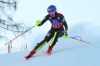 United States' Mikaela Shiffrin speeds down the course during an alpine ski, women's World Cup slalom in Lienz, Austria, Sunday Dec. 29, 2019. (AP Photo/Pier Marco Tacca)