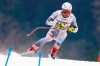 Norway's Aleksander Aamodt Kilde competes during the super-G portion of an alpine ski, men's World Cup combined, in Hinterstoder, Austria, Sunday, March 1, 2020. (AP Photo/Giovanni Auletta)