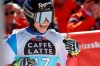 Switzerland's Lara Gut-Behrami gets to the finish area after completing an alpine ski, women's World Cup downhill, in Crans Montana, Switzerland, Saturday, Feb. 22, 2020. (AP Photo/Alessandro Trovati)