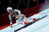 Norway's Aleksander Aamodt Kilde speeds down the course during the super-G portion of an alpine ski, men's World Cup combined in Bormio, Italy, Sunday Dec. 29, 2019. (AP Photo/Gabriele Facciotti)