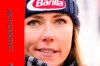 United States' Mikaela Shiffrin stands in the fish Rea after winning an alpine ski, women's World Cup super-G, in Bansko, Bulgaria, Sunday, Jan. 26, 2020. (AP Photo/Giovanni Auletta)