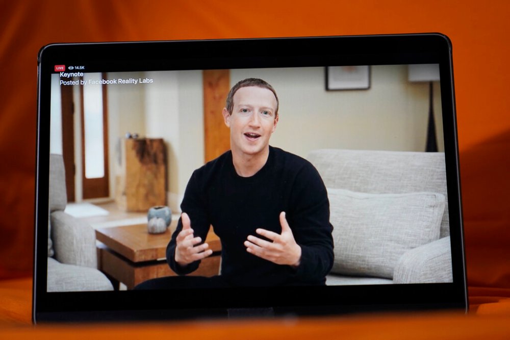 CP
It will take more than a new name to transform Facebook into Meta and become the utopian metaverse Zuckerberg desires. (Eric Risberg / The Associated Press)
