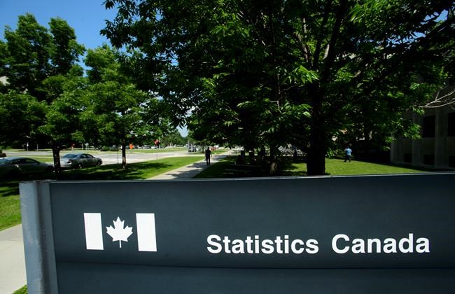 Statistics Canada building and signs are pictured in Ottawa on Wednesday, July 3, 2019. THE CANADIAN PRESS/Sean Kilpatrick