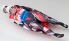 Caitlin Nash and Natalie Corless, of Whistler, B.C., Canada are seen during the first run of doubles luge during the Viessmann Luge World Cup in Whistler, B.C., Saturday, Dec. 14, 2019. Nash and Corless are the first all woman double luge team in the history of the sport. THE CANADIAN PRESS/Jonathan Hayward