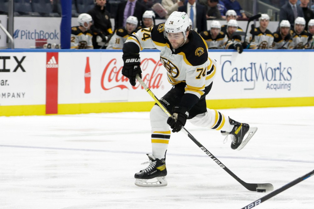 CP
COREY SIPKIN / ASSOCIATED PRESS FILESBoston winger Jake DeBrusk has asked for a trade.