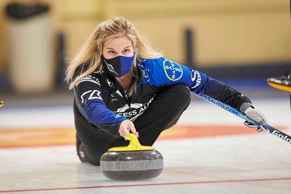 Geoff Robins / Canadian Press files
It's a sweet 16th Scotties championship for Jennifer Jones.