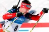 FILE - In this file photo dated Sunday, March 9, 2014, Russia's Evgeny Ustyugov competes in the men's 15km mass start at the biathlon World Cup competition in Pokljuka, Slovenia. The International Biathlon Union on Saturday Feb. 15, 2020, issued a two-year ban for Russia's Evgeny Ustyugov, who was part of the gold medal-winning men’s relay team at the 2014 Sochi Winter Olympics. (AP Photo/Darko Bandic, FILE)
