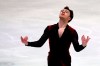 Dimitri Aliev of Russia performs during men's short program at the ISU European figure skating championships in Graz, Austria, Wednesday, Jan. 22, 2020. (AP Photo/Matthias Schrader)