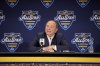 (Bruce Bennett/Getty Images/TNS)
NHL Commissioner Gary Bettman speaks to the media prior to the All-Star Game in January. The NHL announced a return-to-play proposal in the midst of the pandemic Tuesday.