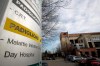A sign of the infectious diseases department of the Luigi Sacco hospital, in Milan, Italy, Friday, 21, 2020. In Italy, three more people, from two Lombardy towns, tested positive for the virus, the first cases of contagion among Italians who hadn’t been to China, authorities said. (AP Photo/Luca Bruno)