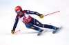 Italy's Federica Brignone competes during an alpine ski, women's World Cup Women's Alpine Combined, in Altenmarkt-Zauchensee, Austria, Sunday, Jan. 12, 2020. (AP Photo/Marco Trovati)