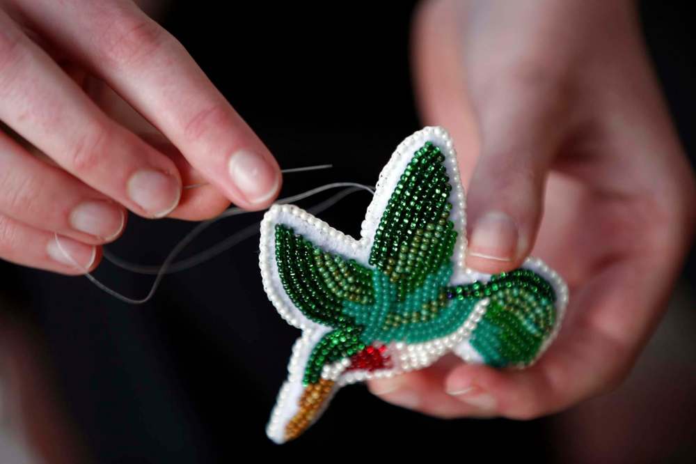 JOHN WOODS / WINNIPEG FREE PRESS
Copps was looking for a release from the strain of the pandemic, and focusing on her beadwork proved an excellent solution, she said.