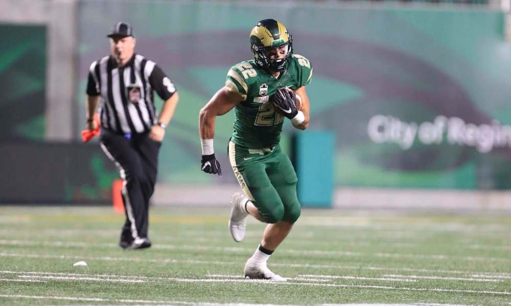 PIPER SPORTS PHOTOGRAPHY
University of Regina Rams running back Kyle Borsa