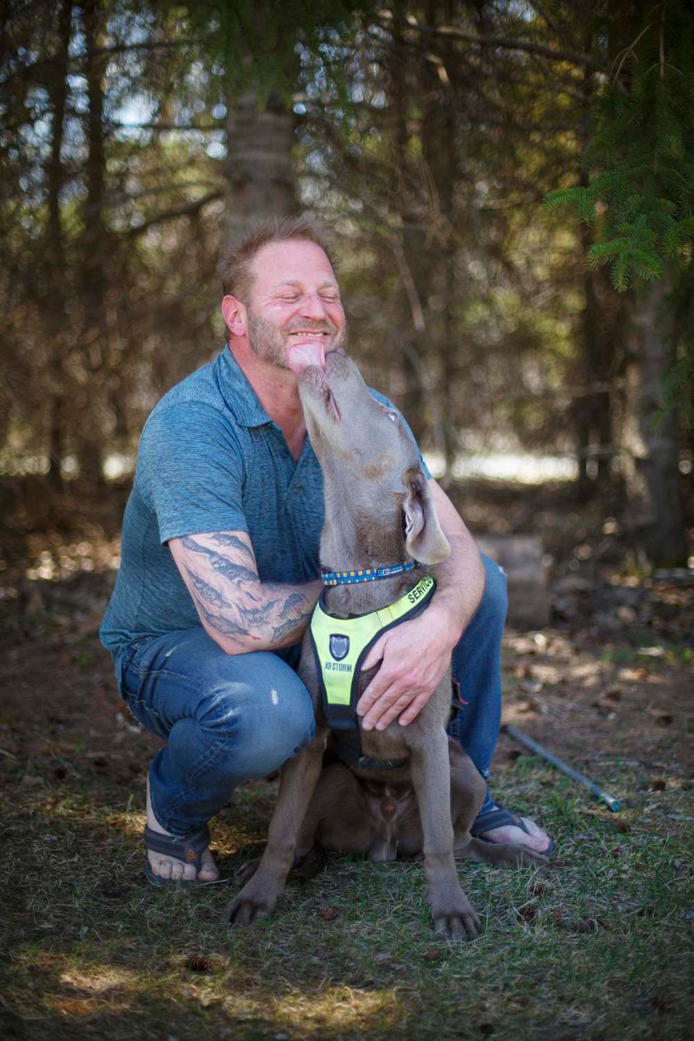 MIKE DEAL / WINNIPEG FREE PRESS
Yury Harczan has been training service dogs for MSAR Service Dogs since 2015 and has worked with more than 2,000 domestic dogs.