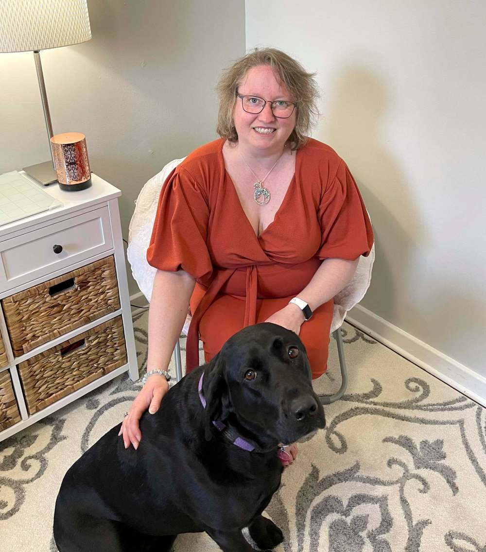 SUPPLIED
Former RCMP officer Anita Hart’s service dog, Jetti, helps her with her anxiety.