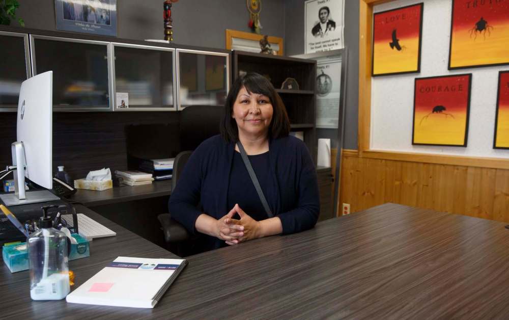 Mike Deal / Winnipeg Free Press
Brokenhead Chief Deborah Smith says the program Kitigay (Ojibwa for