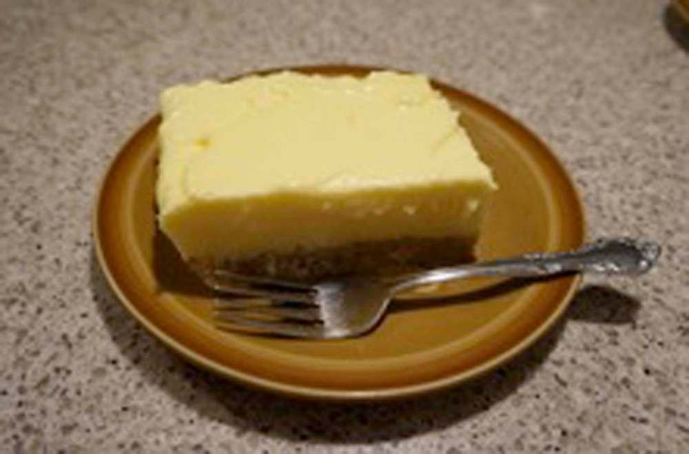 Ron Bunio’s lemon square
