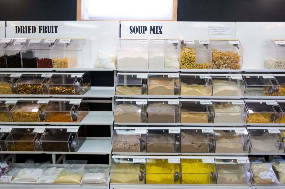 Pennyweight Market, a combo bulk-barn, general-store, ice-cream parlour that turns five this fall. (Mikaela MacKenzie / Winnipeg Free Press)