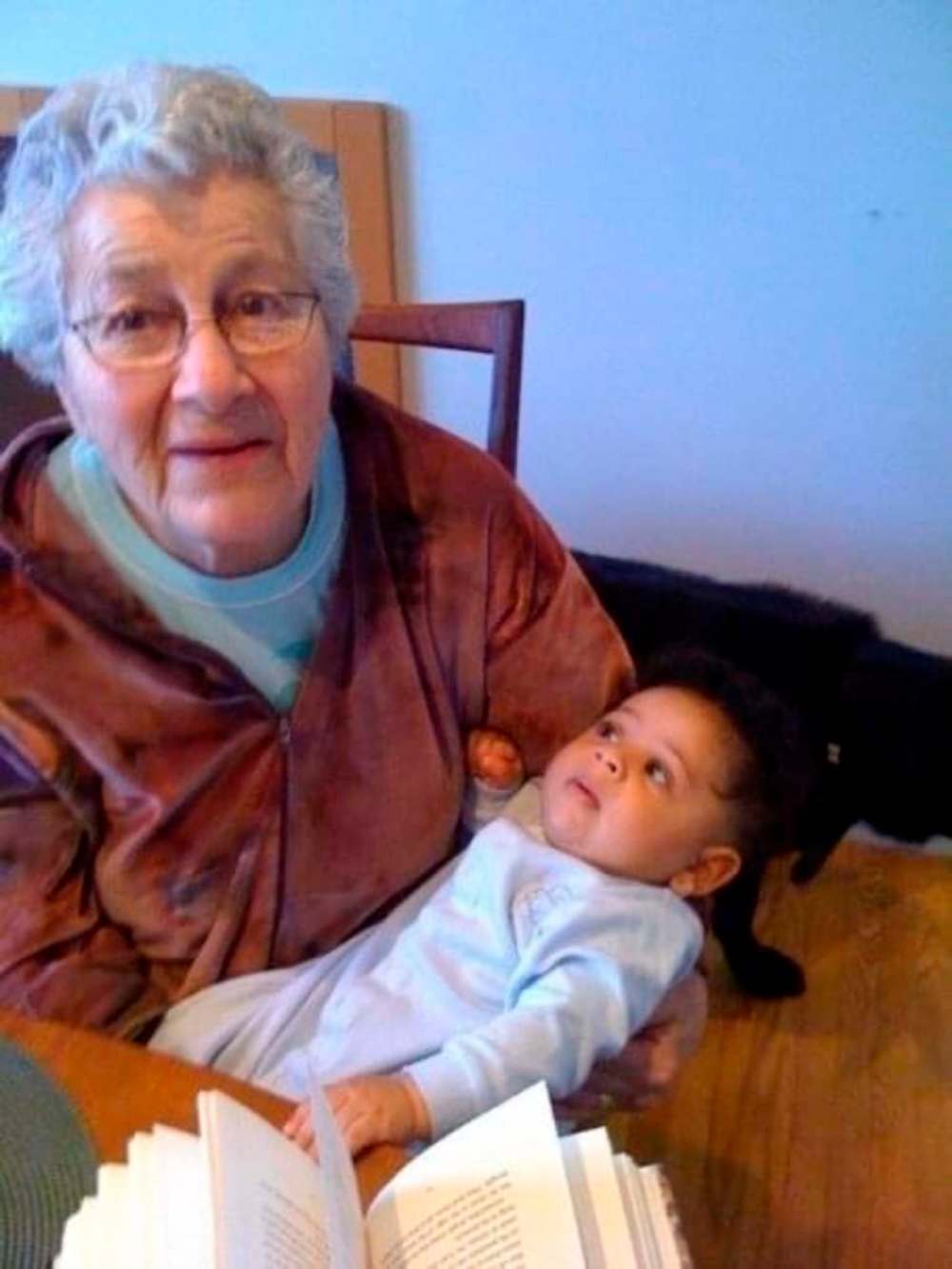 Supplied
Waldman with one of her five great-grandchildren.