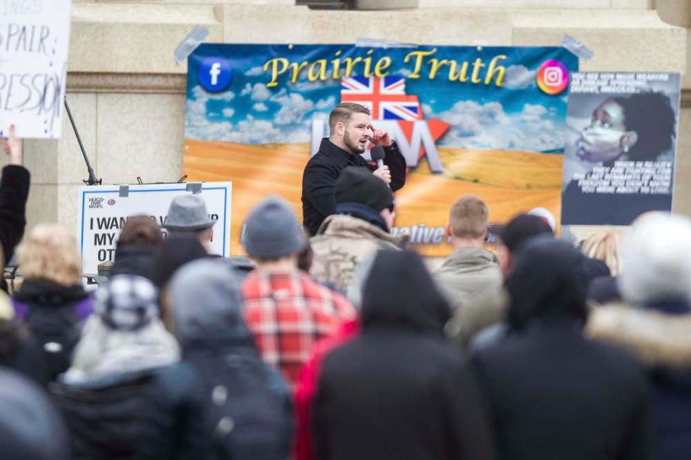 Church of God (Restoration) minister Tobias Tissen was among six people named in arrest warrants issued Thursday by the province’s public safety investigation unit for repeated breaches of public health orders. (Mikaela MacKenzie / Winnipeg Free Press files)